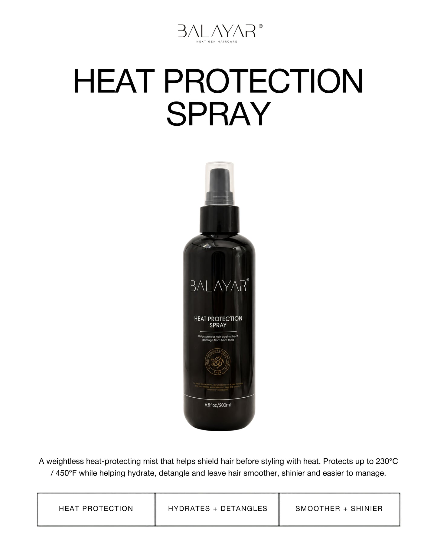 Heat Protection Spray